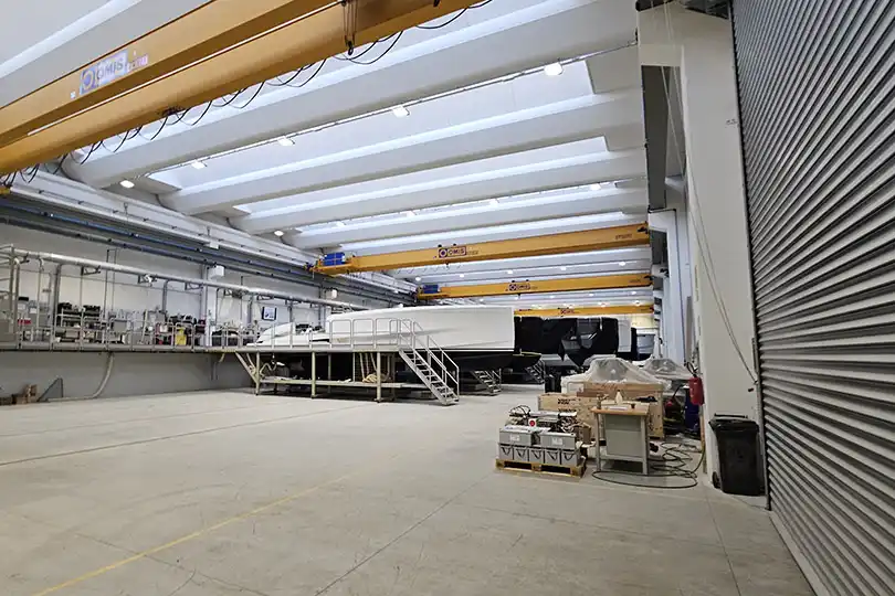 Partial view of the Solaris Power shipyard Partial view of the Solaris Power shipyard